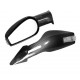 Race 6 Led Coppia Specchietti retrovisori elettrici carbon