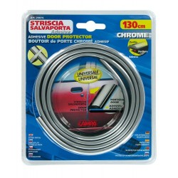 Striscia salvaporta adesiva 130 cm Cromo
