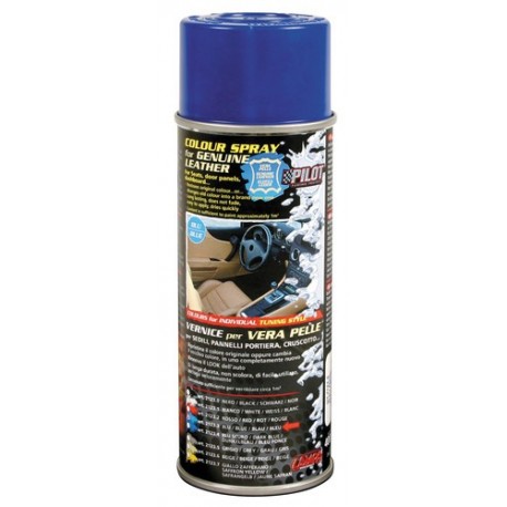 Vernice spray per interni in pelle blu