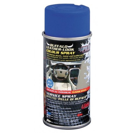 Vernice spray effetto pelle di bufalo blu