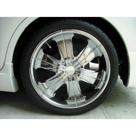 Rifinitura a smalto lucido per cerchi in lega e cromati rosso