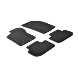 Set tappeti su misura in moquette nero