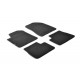 Set tappeti su misura in moquette nero