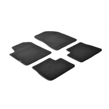 Set tappeti su misura in moquette nero