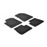 Set tappeti su misura in moquette nero