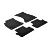 Set tappeti su misura in moquette nero