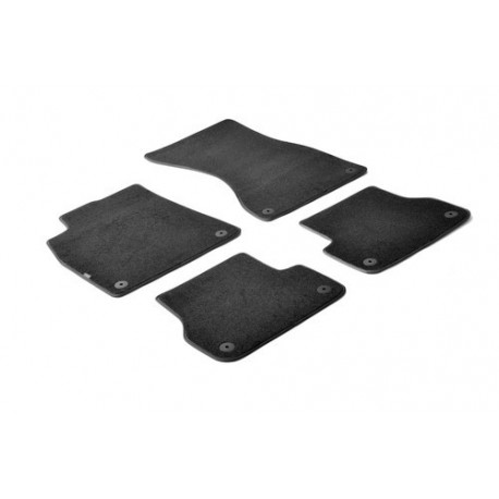 Set tappeti su misura in moquette nero