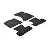 Set tappeti su misura in moquette nero