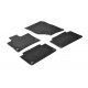 Set tappeti su misura in moquette nero