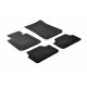 Set tappeti su misura in moquette nero