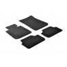 Set tappeti su misura in moquette nero