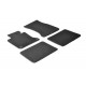 Set tappeti su misura in moquette nero