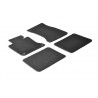 Set tappeti su misura in moquette nero