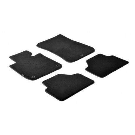 Set tappeti su misura in moquette nero