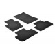 Set tappeti su misura in moquette nero