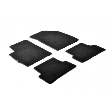 Set tappeti su misura in moquette nero