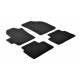 Set tappeti su misura in moquette nero