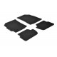 Set tappeti su misura in moquette nero