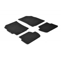 Set tappeti su misura in moquette nero