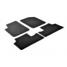 Set tappeti su misura in moquette nero