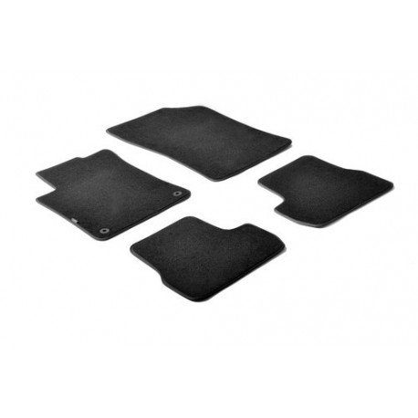 Set tappeti su misura in moquette nero