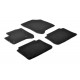 Set tappeti su misura in moquette nero
