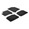 Set tappeti su misura in moquette nero