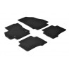Set tappeti su misura in moquette nero