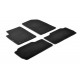 Set tappeti su misura in moquette nero