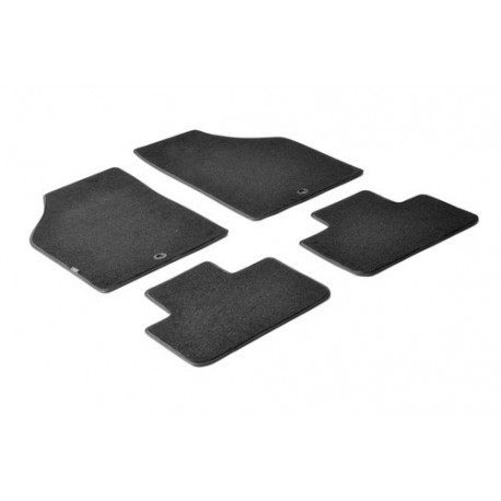 Set tappeti su misura in moquette nero