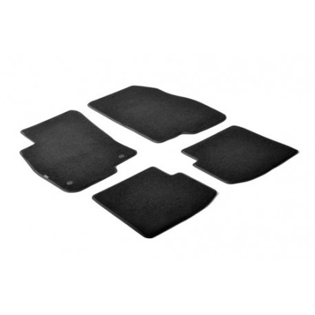 Set tappeti su misura in moquette nero