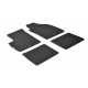 Set tappeti su misura in moquette nero