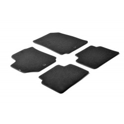 Set tappeti su misura in moquette nero