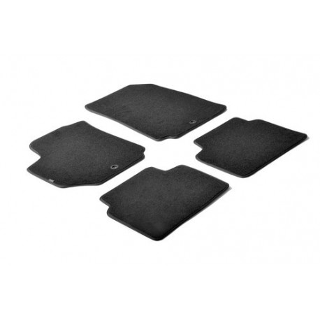 Set tappeti su misura in moquette nero