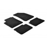 Set tappeti su misura in moquette nero