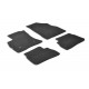 Set tappeti su misura in moquette nero