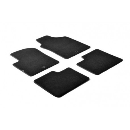 Set tappeti su misura in moquette nero