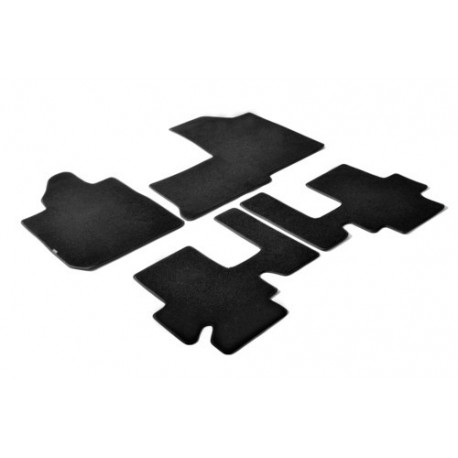 Set tappeti su misura in moquette nero