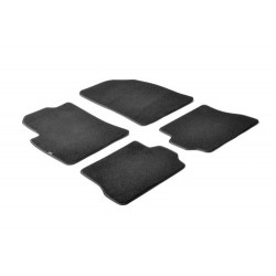 Set tappeti su misura in moquette nero