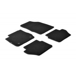 Set tappeti su misura in moquette nero