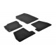 Set tappeti su misura in moquette nero