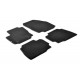 Set tappeti su misura in moquette nero