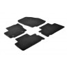 Set tappeti su misura in moquette nero