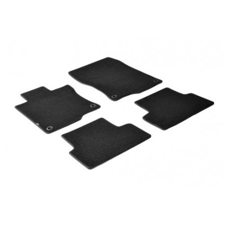 Set tappeti su misura in moquette nero