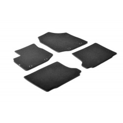 Set tappeti su misura in moquette nero