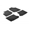 Set tappeti su misura in moquette nero