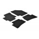 Set tappeti su misura in moquette nero