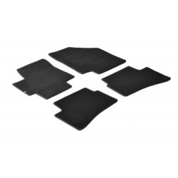 Set tappeti su misura in moquette nero