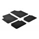 Set tappeti su misura in moquette nero