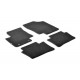 Set tappeti su misura in moquette nero